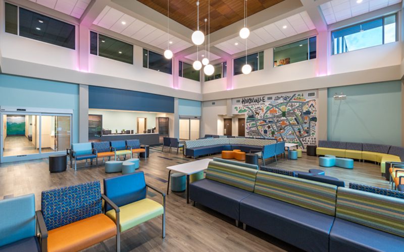 commercial architect knoxville tn project - GI for Kids waiting area 2